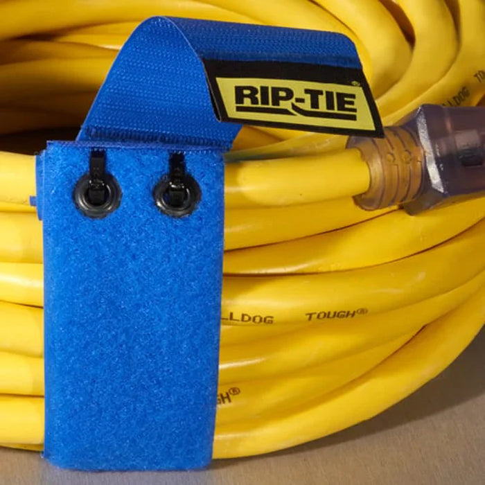 Rip-Tie® CableWrap Hook and Loop Strap - 12" L x 2" W - Nylon - Violet