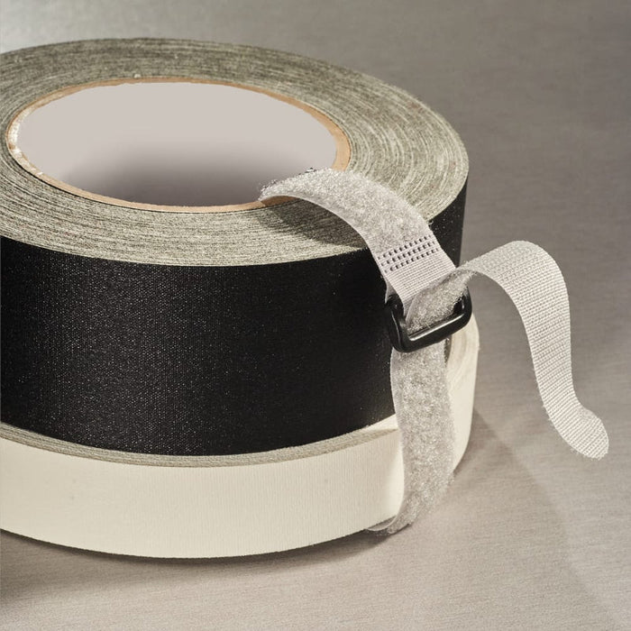 Rip-Tie® EconoCinch Hook and Loop Strap - 18" L x 3/4" W - Nylon - Gray