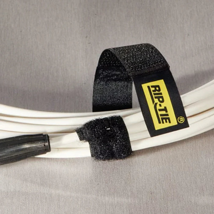Rip-Tie® CableWrap Hook and Loop Strap - 6" L x 3/4" W - Nylon - Blue