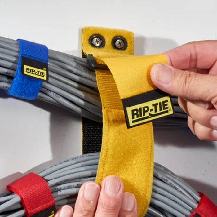 Rip-Tie® CinchStrap-EG Hook and Loop Strap With Webbing - 70" L x 2" W - Nylon - Blue