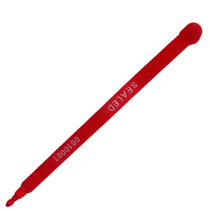 7.5 Inch - Truck Seals - Polymer - Red - 60 Lbs Strength - 100 Pcs