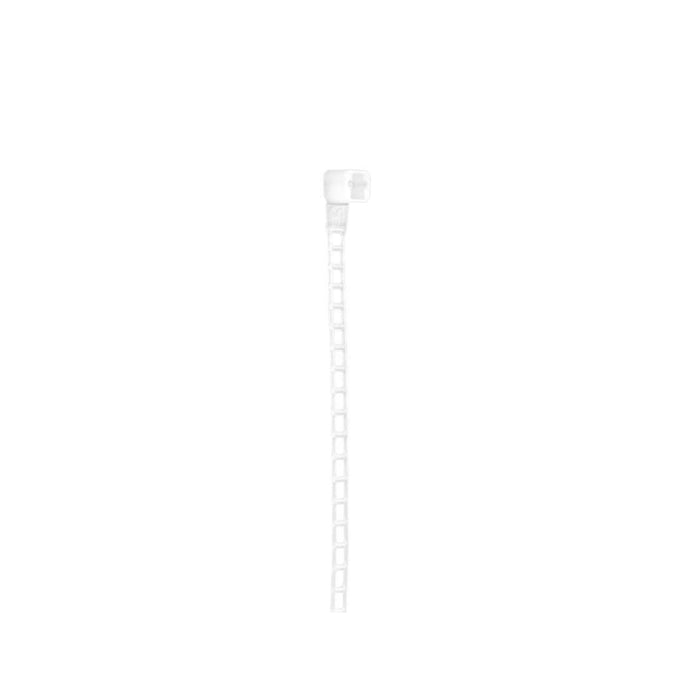 11 Inch - Merchandise Pairing Zip Ties - Nylon - Natural - 40 Lbs Strength - 1000 Pcs