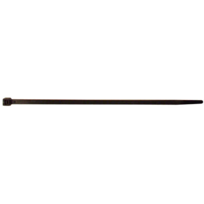 24 Inch - Zip Ties - UV Resistant Nylon - Black - 120 Lbs Strength - 50 Pcs