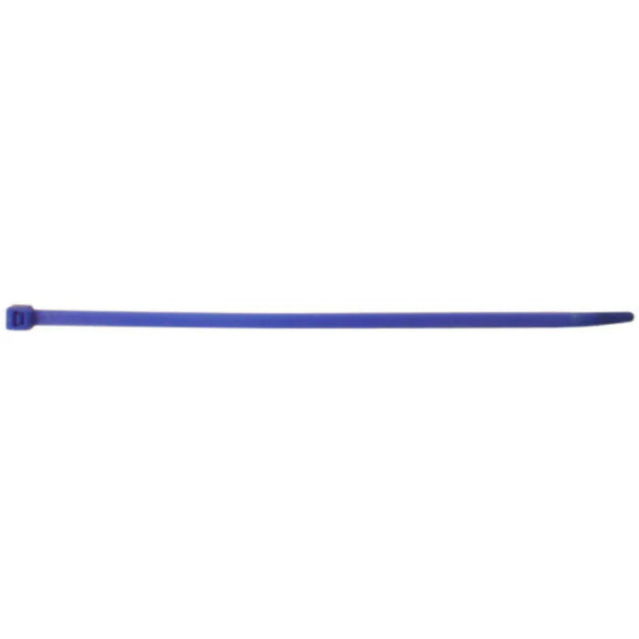 8 Inch - Zip Ties - Nylon - Blue - 40 Lbs Strength - 1000 Pcs