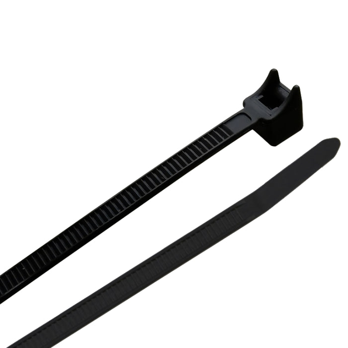 8 Inch - Fuel Line Zip Ties - 50 Lbs Strength - 100 Pcs - Black