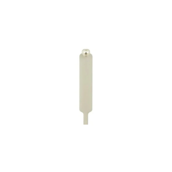 14.6 Inch - Write On Marker Zip Ties (2.00 X 0.44) - Nylon - Clear - 50 Lbs Strength - 100 Pcs