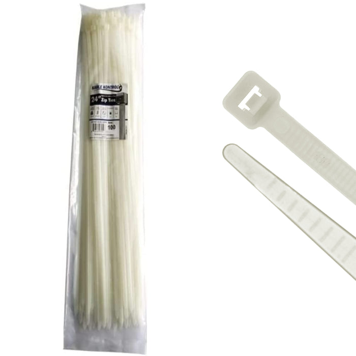 kable-kontrol-heavy-duty-zip-ties-24-inch-natural-nylon-175-lbs-tensile-strength-100-pack