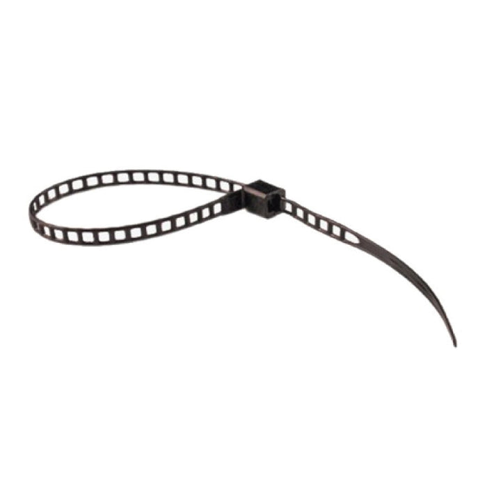7 Inch - Ladder Zip Ties - Black - 40 Lbs Strength - 1000 Pcs