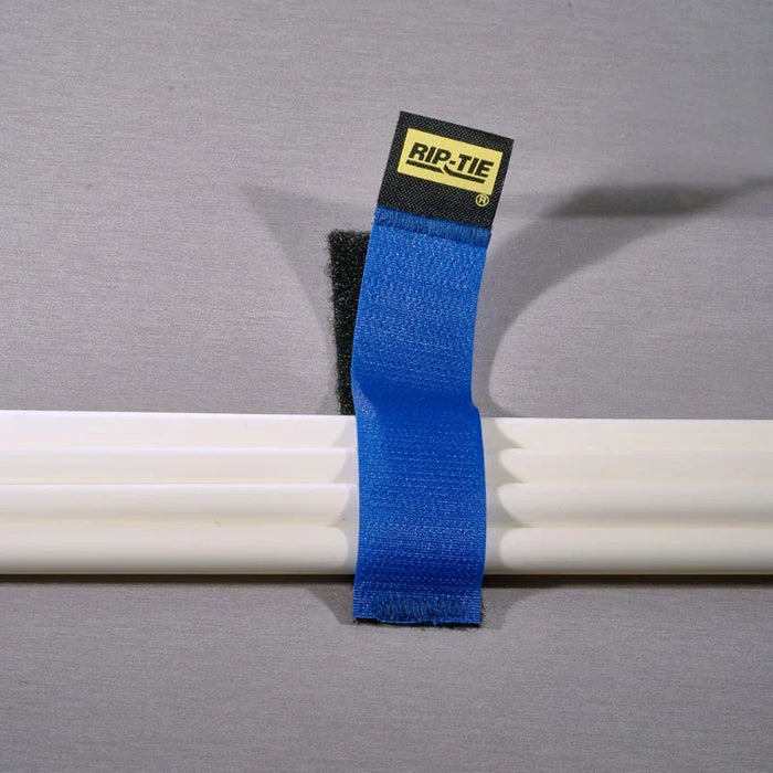 Rip-Tie®  CableCatch Hook and Loop Strap - 2" L x 1" W - Nylon - White