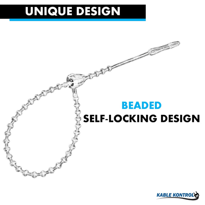 Beaded Security Tamper Evident Zip Ties
