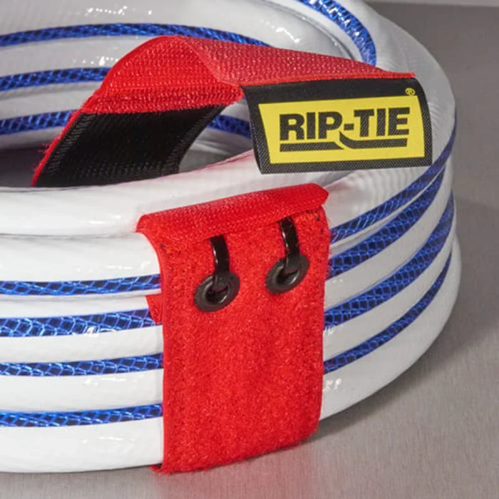 Rip-Tie® CableWrap Hook and Loop Strap With Webbing - 36" L x 2" W - Nylon - White