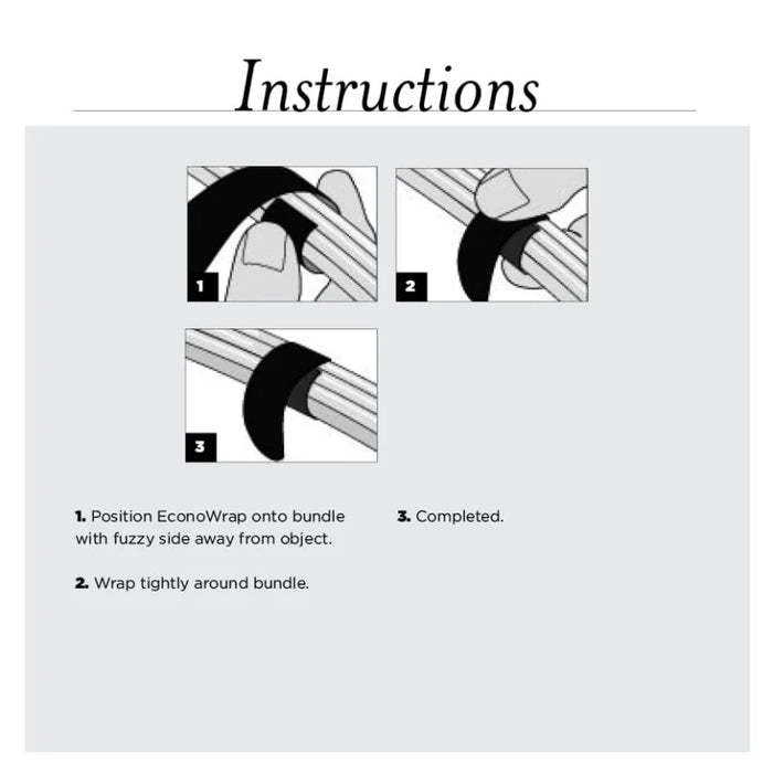 Rip-Tie® EconoWrap Hook and Loop Strap - 7" L x 1" W - Nylon - Green