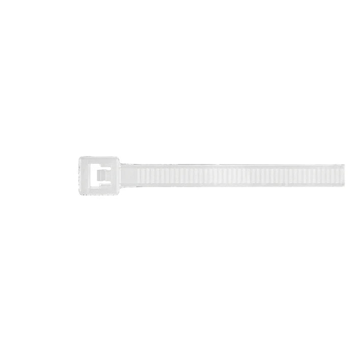 15 Inch - Slim Line Zip Ties - Nylon - Natural - 40 Lbs Strength - 1000 Pcs