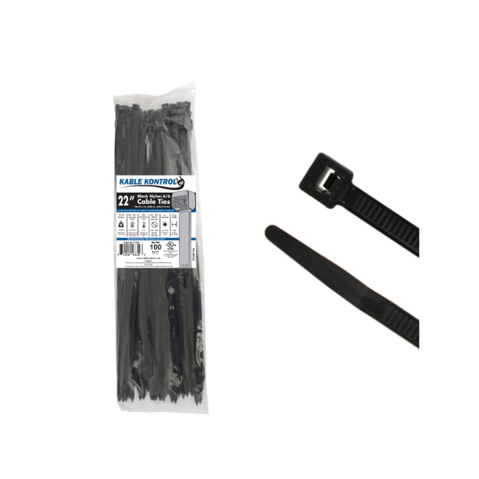 Black Zip Ties - UV Resistant