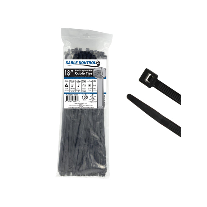 Black Zip Ties - UV Resistant