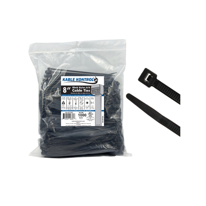 Black Zip Ties - UV Resistant