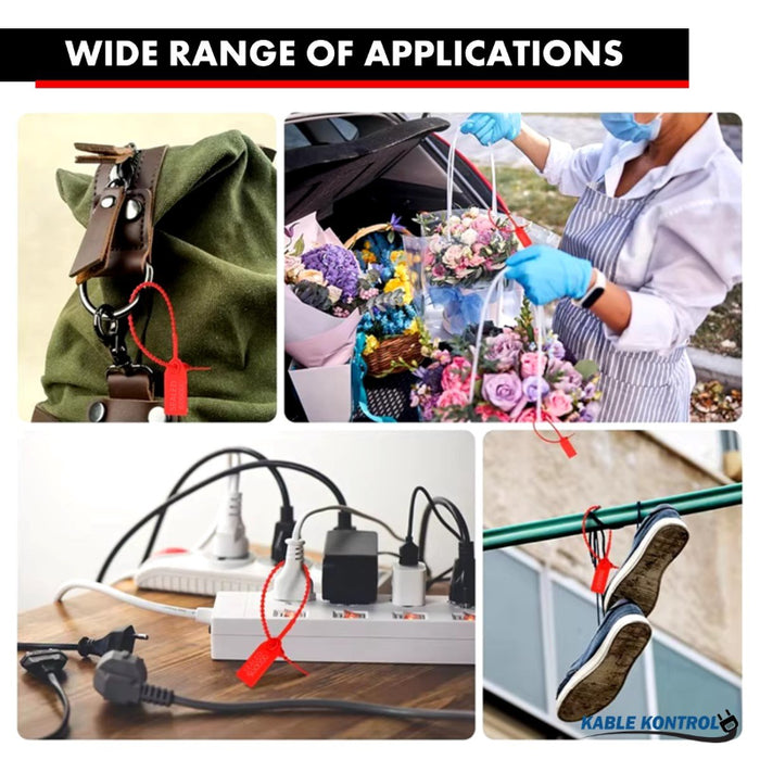 Pull Tight Identification & Serialized / Numbered Zip Ties