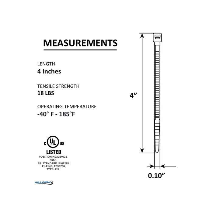 MS3367-4-2 Zip Ties