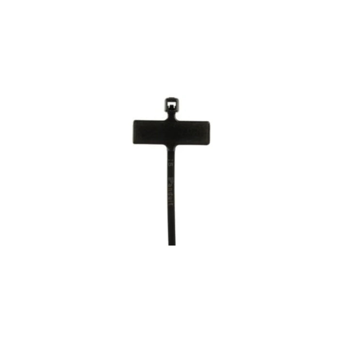 3.9 Inch - Write On Marker Zip Ties (0.26 X 0.95) - Nylon - Black - 18 Lbs Strength - 1000 Pcs