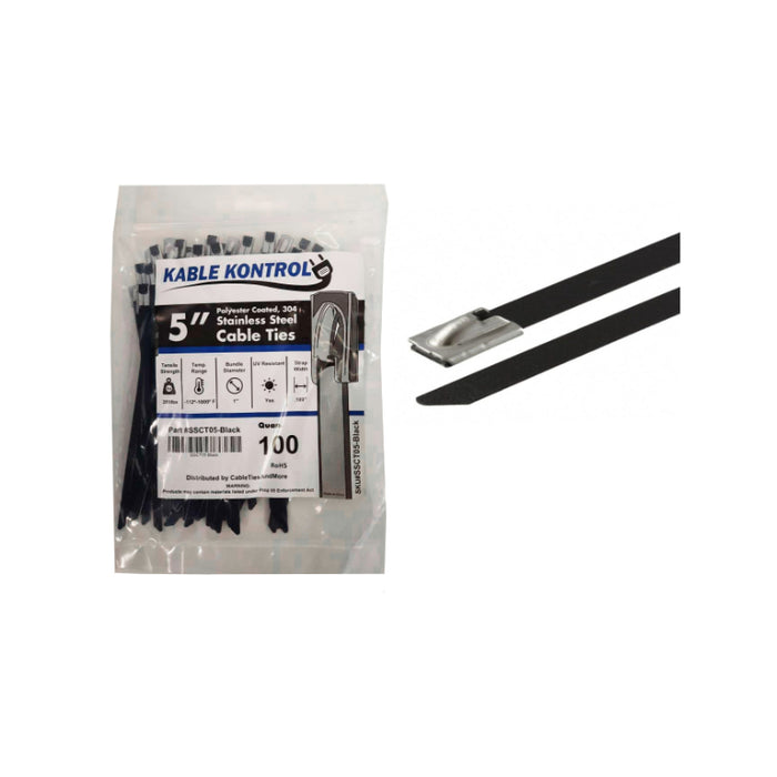 Plastic Coated Stainless Steel Zip Ties