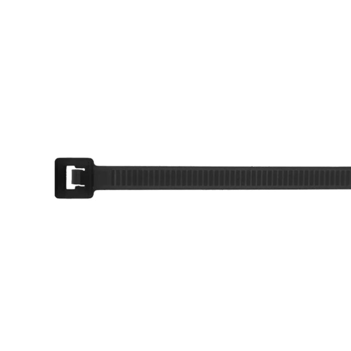 15 Inch - Slim Line Zip Ties - UV Resistant Nylon - Black - 40 Lbs Strength - 1000 Pcs