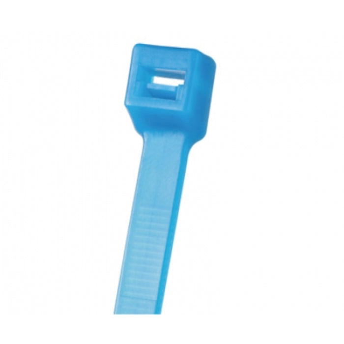 4 Inch Long - (ETFE) Tefzel Zip Ties - Blue - 18 Lbs Strength - 100 Pcs