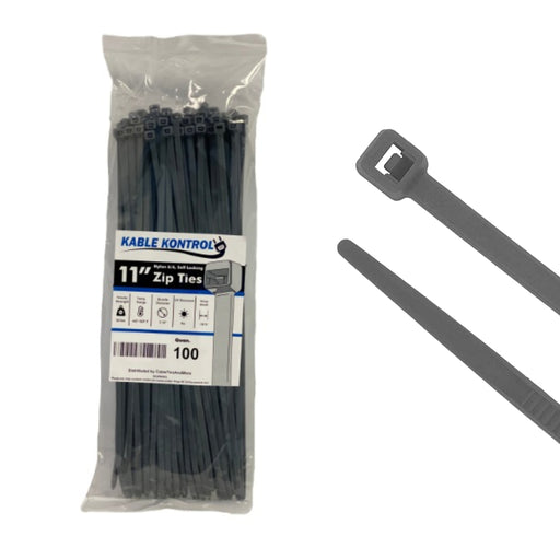 kable-kontrol-nylon-zip-ties-11-inch-50-lbs-tensile-strength-gray-100-pack