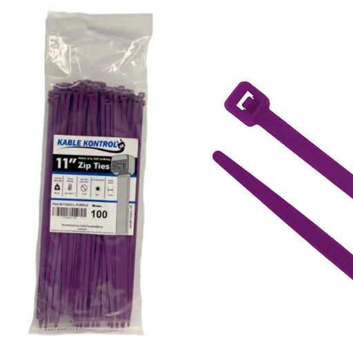 kable-kontrol-nylon-zip-ties-11-inch-50-lbs-tensile-strength-purple-100-pack