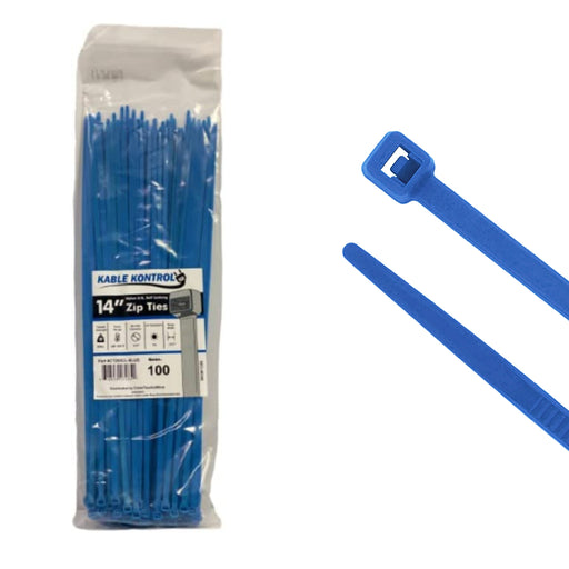 kable-kontrol-nylon-zip-ties-14-inch-50-lbs-tensile-strength-blue-100-pack