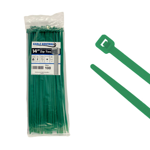 kable-kontrol-nylon-zip-ties-14-inch-50-lbs-tensile-strength-green-100-pack