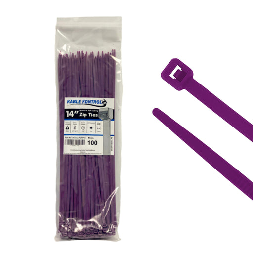 kable-kontrol-nylon-zip-ties-14-inch-50-lbs-tensile-strength-purple-100-pack
