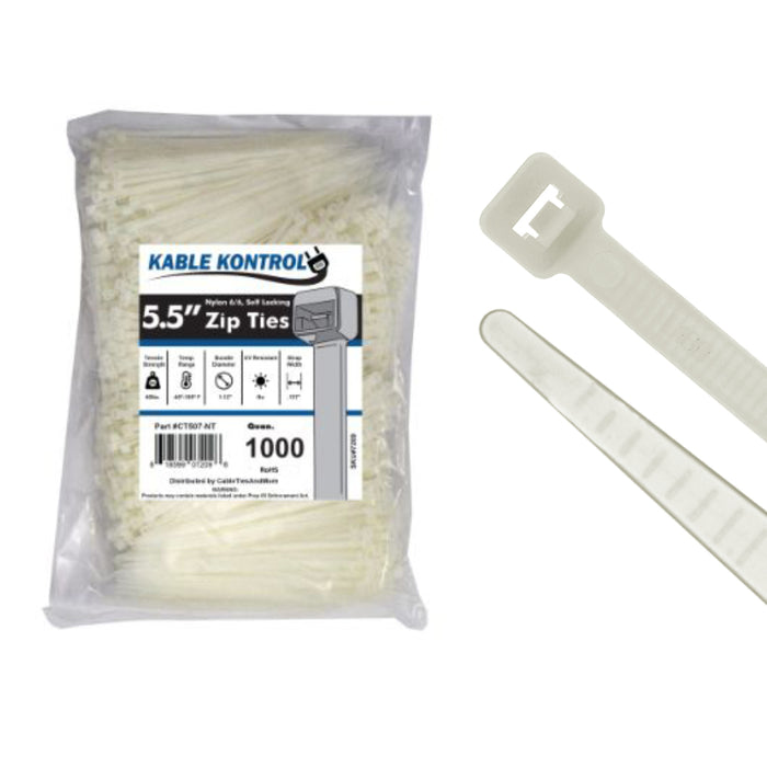 kable-kontrol-cable-zip-ties-5-5-inch-natural-nylon-40-lbs-tensile-strength-1000-pack