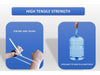 Kable Kontrol® Cable Zip Ties 8" Inch - Natural Nylon - 4 Lbs Tensile Strength - 1 Pcs Pack