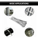 Kable Kontrol® Stainless Steel Metal Zip Ties 15" Inch - 200 Lbs Tensile Strength - 100 Pcs Pack