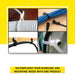 Kable Kontrol® Screw Mount Cable Ties 14" Inch - 5 Lbs Tensile Strength - UV Resistant - Black - 1 Pcs Pack