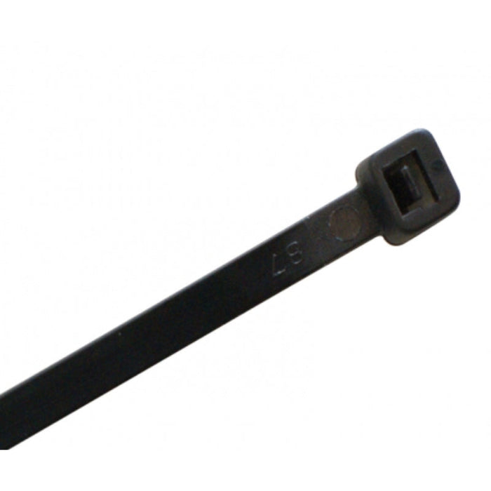 11" Inch Long - UV Resistant Nylon Zip Ties - Black - 50 Lbs Tensile Strength - 1000 Pcs Pack