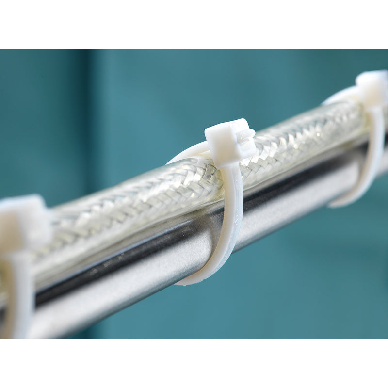 Strong-Ty® Kynar Cable Ties - 8" Long - 48 Lbs Tensile Strength Natural Pack