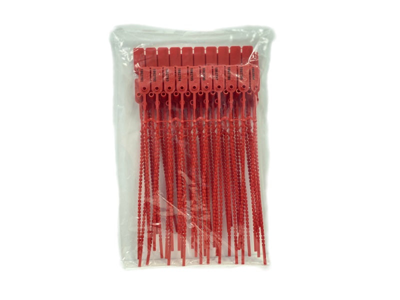 Tamper Evident Serialized Pull Tight Zip Tie Seals 18