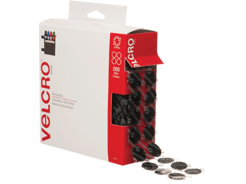 VELCRO Dots Combo Pack 3/4 Inch Black