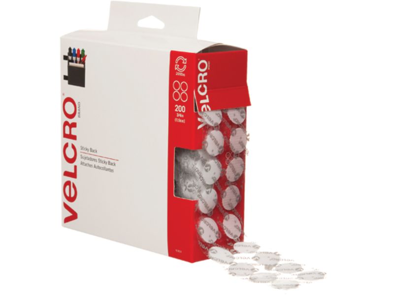 VELCRO Dots Combo Pack 3/4 Inch White