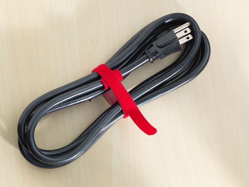 VELCRO® Brand ONE-WRAP® Straps - 8" Long - 1/2" W Strap - 1" W Head - Black - 675 pcs