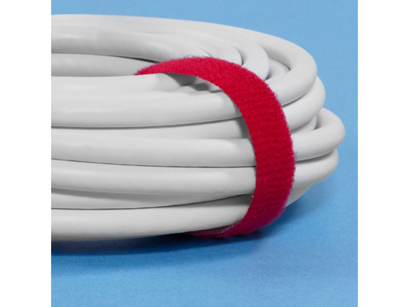 VELCRO Self Grip Straps 3/4 Inch Red