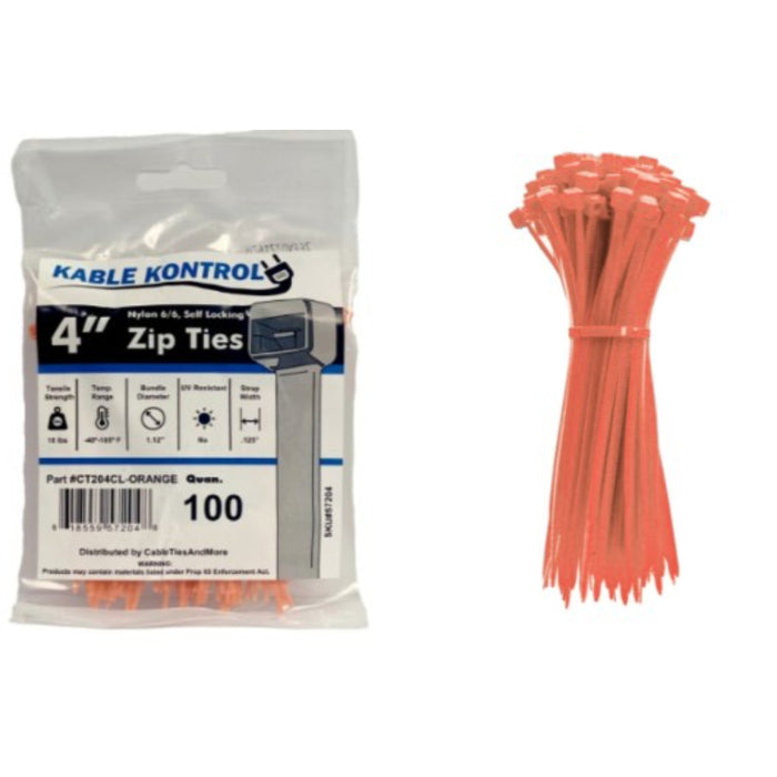 kable-kontrol-nylon-zip-ties-4-inch-18-lbs-tensile-strength-orange-100-pack
